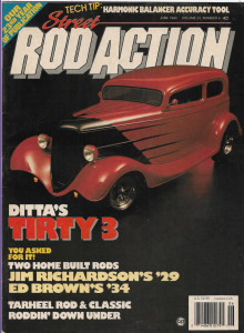 STREET ROD ACTION 1994 JUNE - DITTA'S TIRTY 3, BROWN'S '34, RICHARDSON'S '29